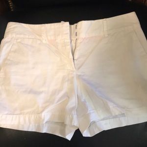 Loft white shorts size 6